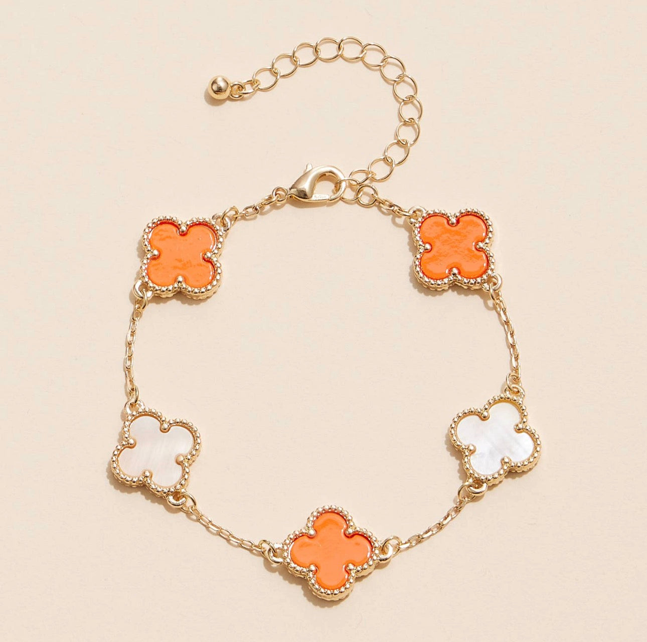 Game Day Clover Bracelet