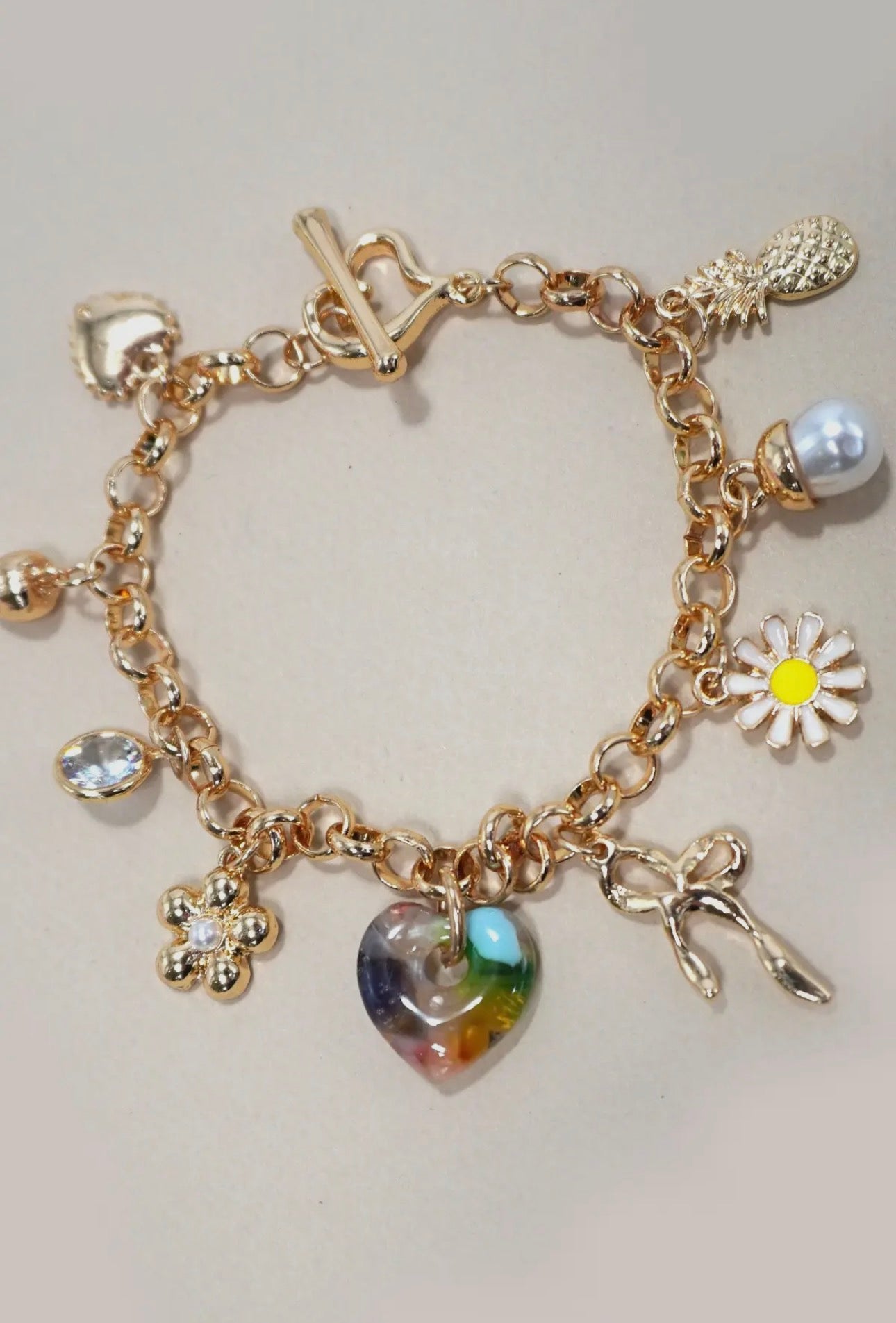 Fruit Flower Toggle Bracelet
