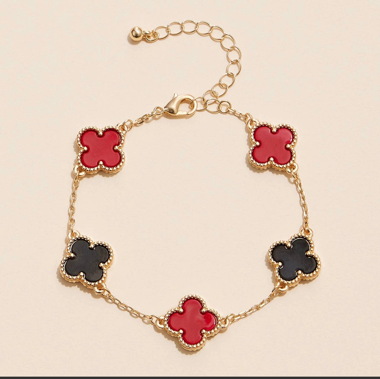 Game Day Clover Bracelet