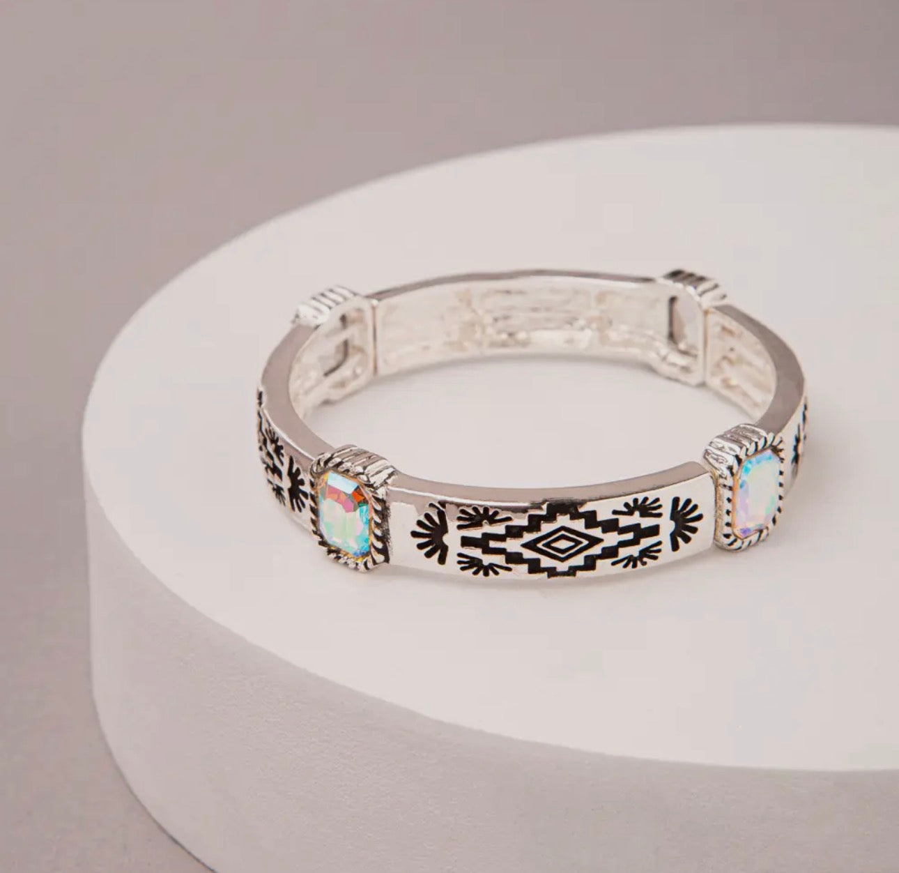 Western Iridescent Aztec Bracelet