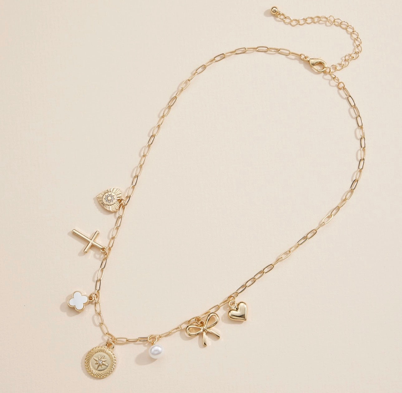 Gold Charm Necklace
