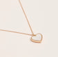 Gold Heart Pendant Necklace
