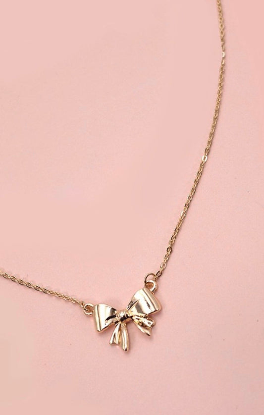 Mini Bow Necklace