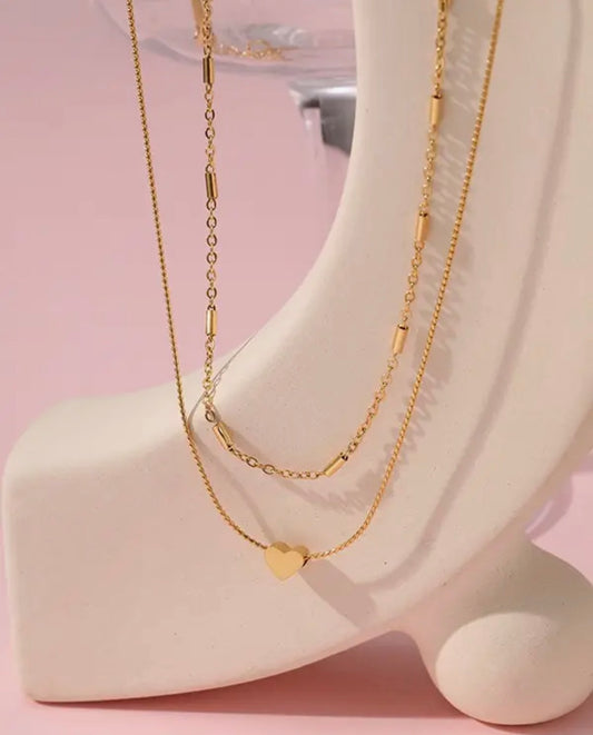 Gold Selena’s Heart Necklace