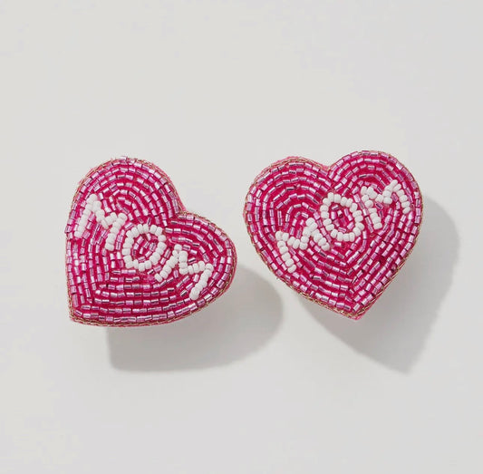 Mom Beaded Earrings